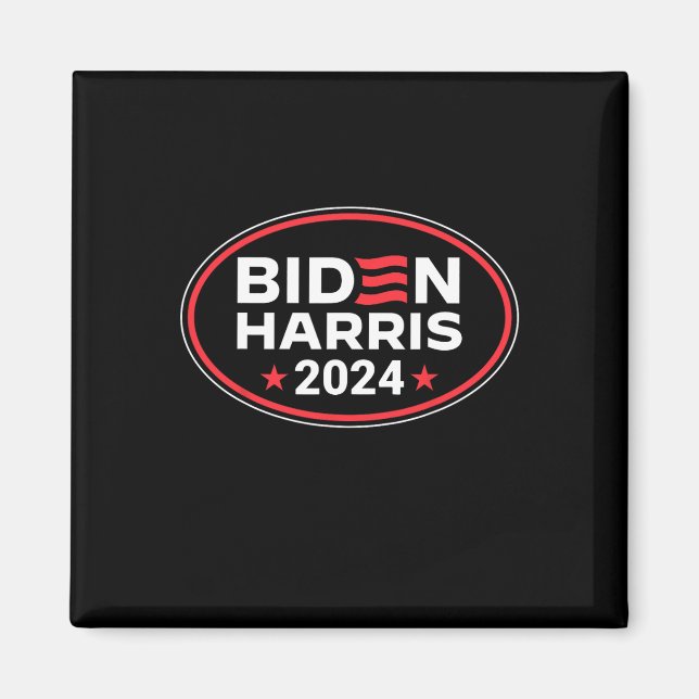 Aimant Harris 2024 Président Drapeau américain Joe Biden  (Devant)