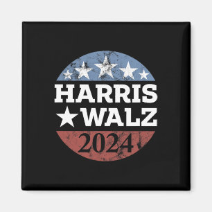 Aimant Harris &amp ; Tim Walz Pour La Campagne Président 