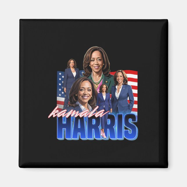 Aimant Harris Bootleg Drapeau Américain  (Devant)