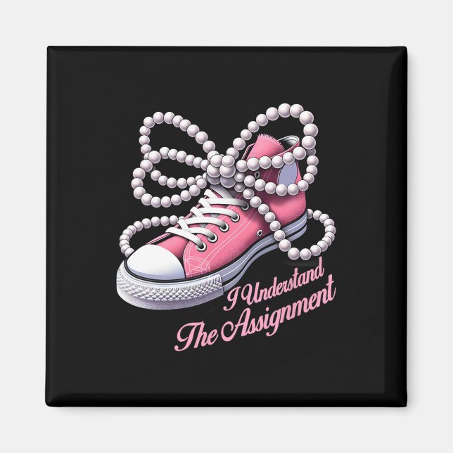 Aimant Harris Je Comprends L'Ignment Chaussures &amp; Pea (Devant)