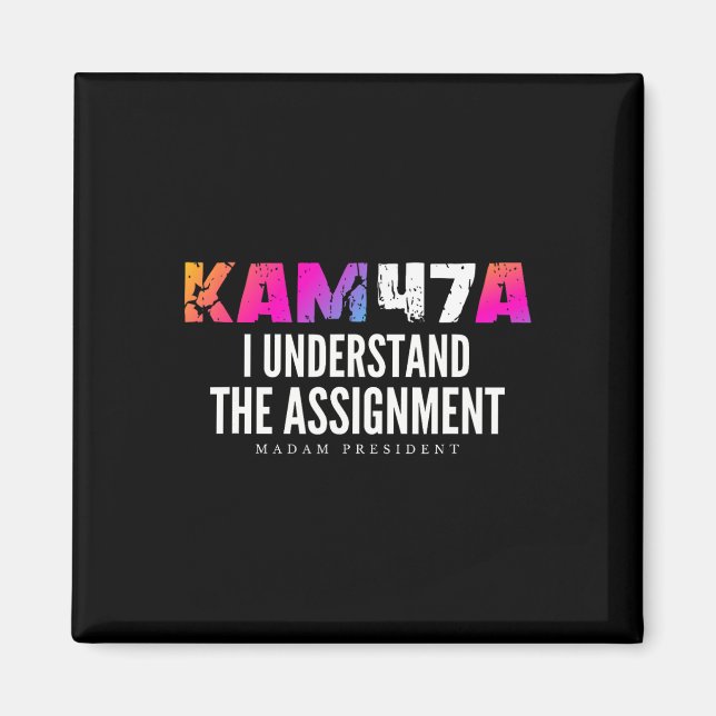 Aimant Harris Kam47a Je Comprends Le Mème D'Ignorance (Devant)