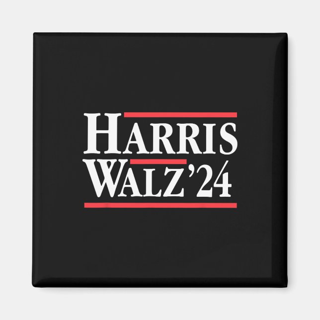 Aimant Harris Tim WAlzheimer 2024 Démocratique Billet 1 (Devant)