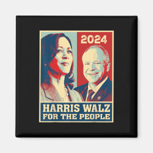 Aimant Harris W 2024 Pour Les Démocrates Du Peuple Vote K