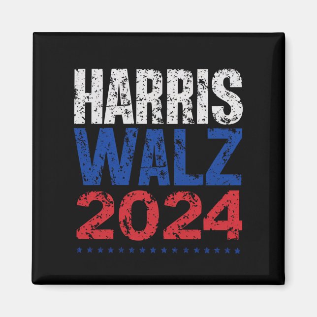 Aimant Harris Waltz 2024 Election Kamala Harris Tim Waltz (Devant)