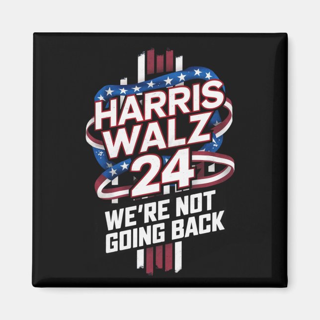 Aimant Harris Waltz 2024 Election Kamala Harris Tim Waltz (Devant)