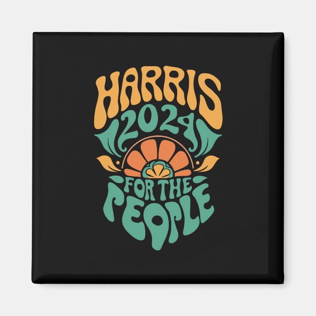 Aimant Harris Walz 2024 Élection Présidente Kamala Harris (Devant)