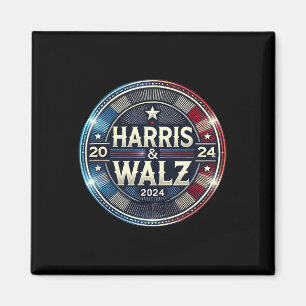 Aimant Harris Walz Président de l'élection présidentielle