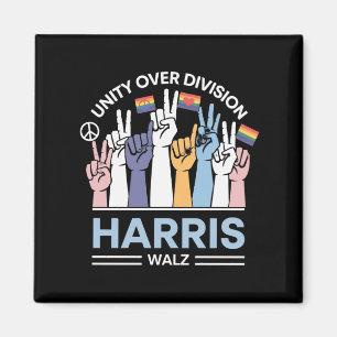 Aimant Harris Walz Waltz 2024 Unité sur division