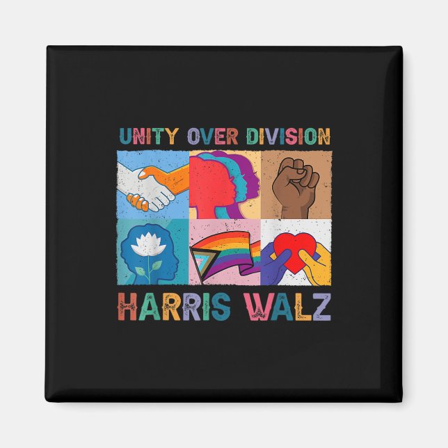 Aimant Harris Wheimer 2024 Unité sur division Kamala Har (Devant)