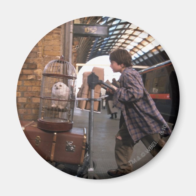 Aimant Harry et Hedwig PLATFORM 9 3/4™ (Devant)