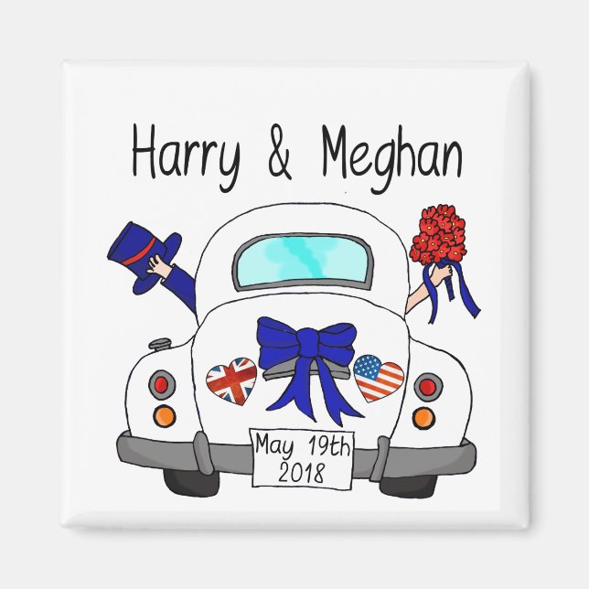 Aimant Harry & Meghan Mariage, 19 mai 2018 (Devant)