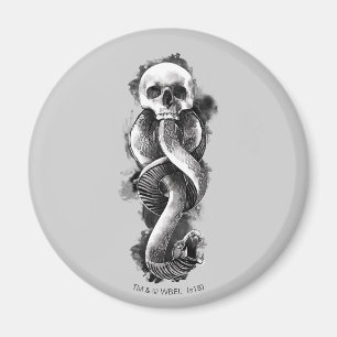 Aimant Harry Potter Aquarelle de marque foncée