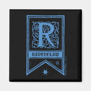 Aimant Harry Potter   Bannière de monogramme de Ravenclaw