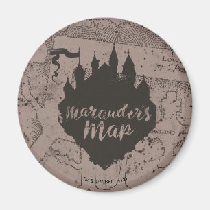 Aimant Harry Potter Carte du château Marauder de HOGWAR