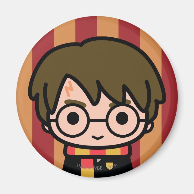 Aimant Harry Potter Cartoon Caractère Art (Devant)