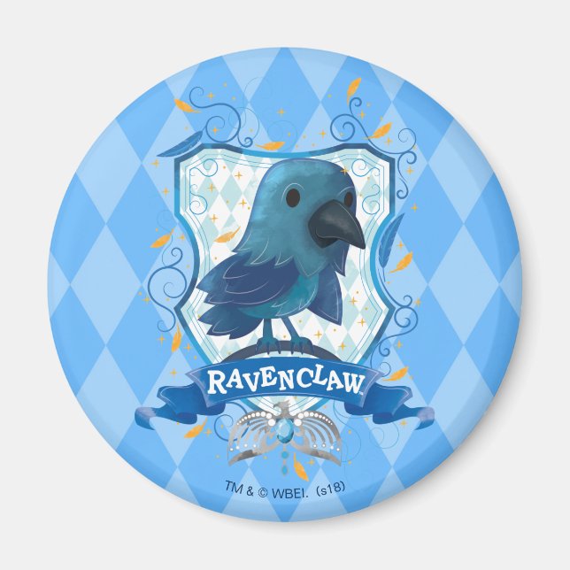 Aimant Harry Potter | Crête RAVENCLAW™ de charme (Devant)