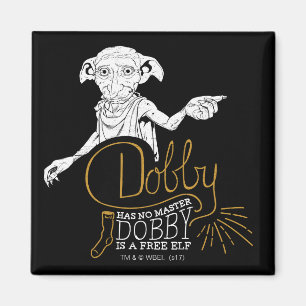 Aimant Harry Potter   Dobby N'A Pas De Maître