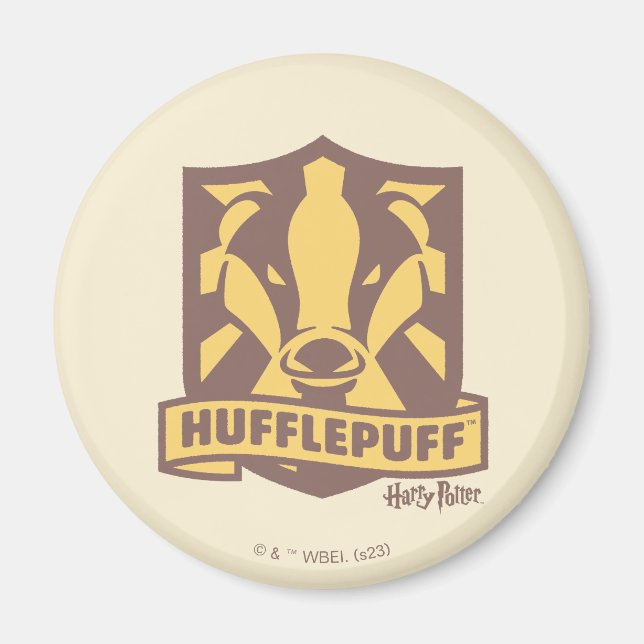 Aimant HARRY POTTER™ | Été Magique HUFFLEPUFF™ Crest (Devant)