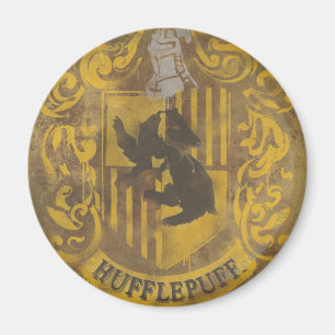 Aimant Harry Potter   Hufflepuff Crest Spray Paint