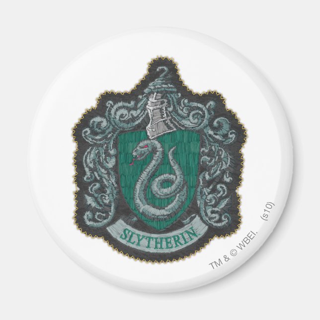 Aimant Harry Potter | Retro Mighty Slytherin Crest (Devant)