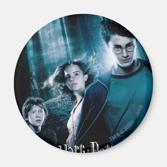 Aimant Harry Potter Ron Hermione In Forest (Devant)