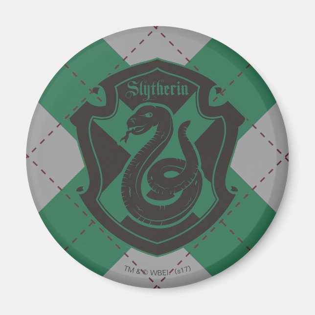 Aimant Harry Potter | Slytherin House Pride Crest (Devant)