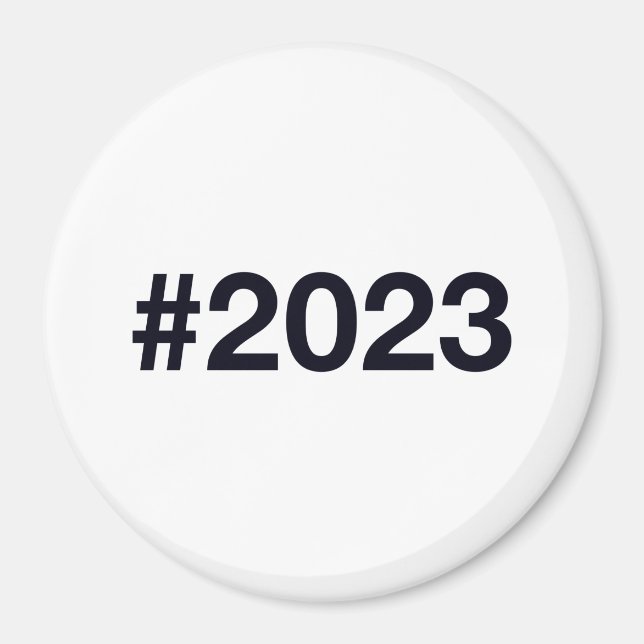 Aimant Hashtag 2023 (Devant)