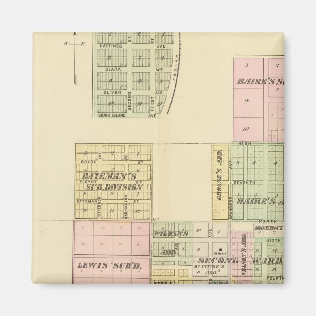 Aimant Hastings, Nebraska (Devant)