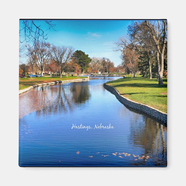 Aimant Hastings, Nebraska photo paysage (Devant)