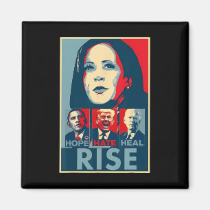 Aimant Hate Heure Croissance Président Kamala Harris Camp