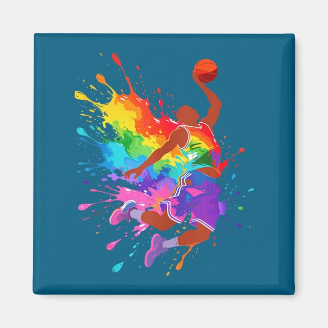 Aimant Haut de tank de basketball pour garçons Bball (Devant)