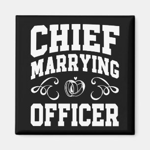 Aimant Haut fonctionnaire chargé du mariage - Créations p