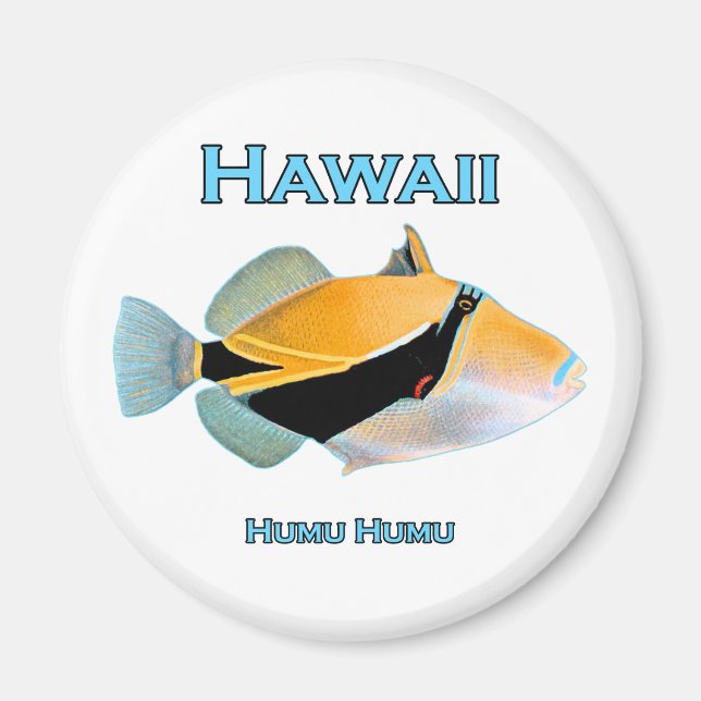 Aimant Hawaii Humu Humu Fish (Devant)