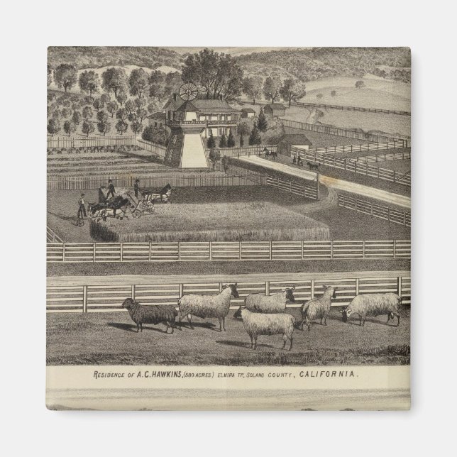 Aimant Hawkins, Résidences Mayes (Devant)