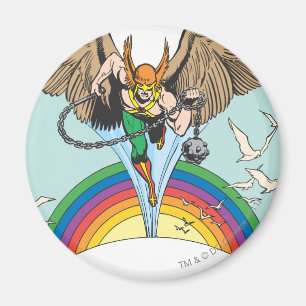 Aimant Hawkman survole le ciel