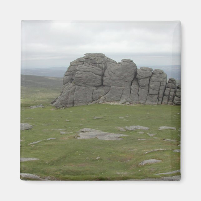 Aimant Haytor. Rochers dans le Devon Angleterre. (Devant)