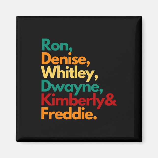 Aimant Hbcu Black College Gradués Whitley Retro Pour Wom (Devant)