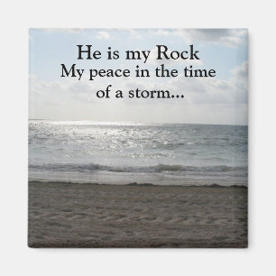 Aimant He is my Rock Nature Scene