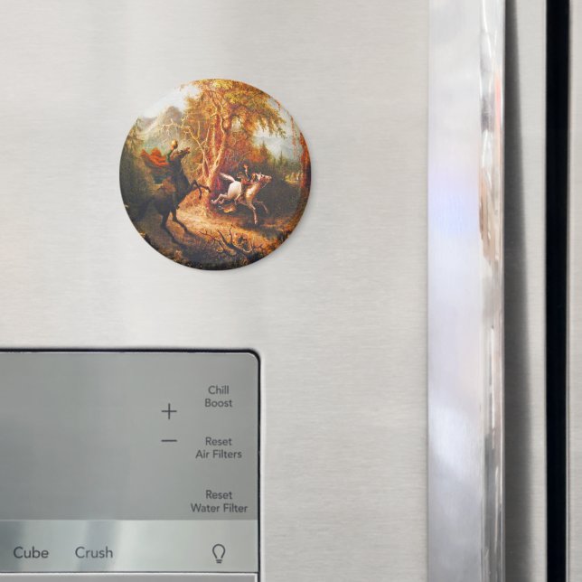 Aimant Headless Horseman Pursuing Ichabod Crane (In situ (réfrigérateur))