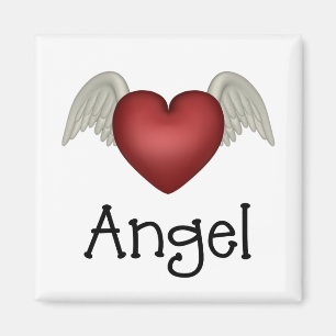 Aimant Heart Angel Wings