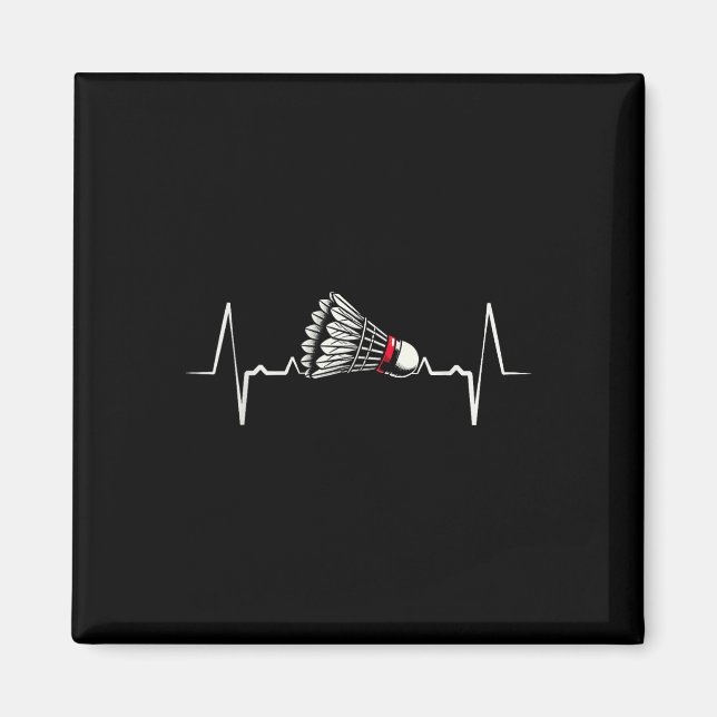 Aimant Heartbeat Ecg Shuttle Badminton Player Shuttle (Devant)