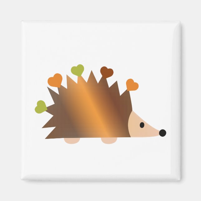Aimant Hearts on a Hedgehog (Devant)