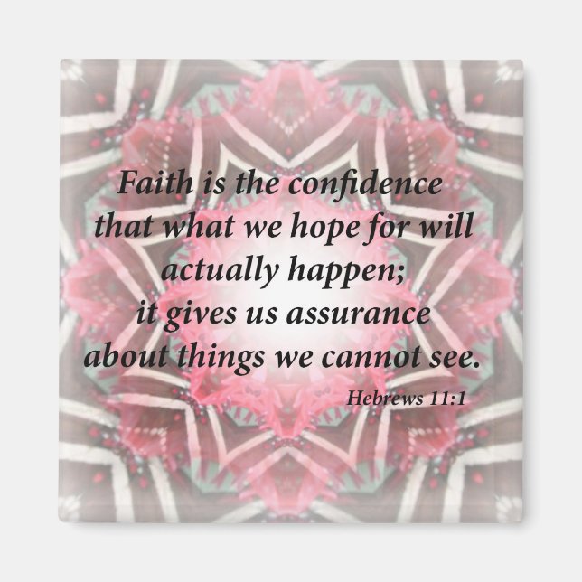 Aimant Hébreux 11:1 (Devant)