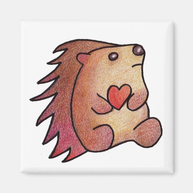 AIMANT HEDGEHOG LOVE ! (Devant)