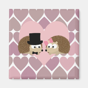 Aimant Hedgehog Love with Hearts