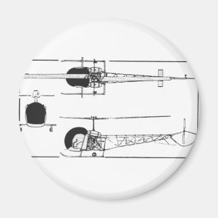 Aimant Hélicoptère de Bell 47