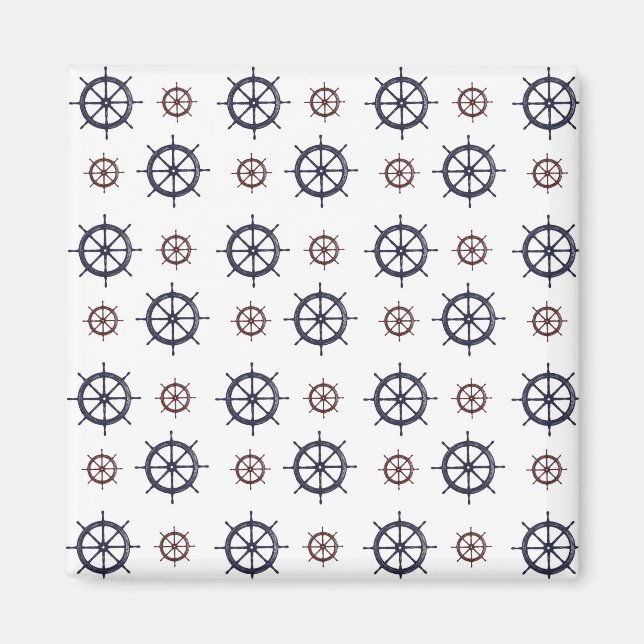 Aimant Helms nautiques Ocean Sailing Beach (Devant)