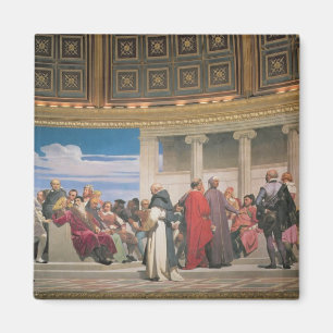 Aimant Hémicycle : Artistes de tous les âges, détail du