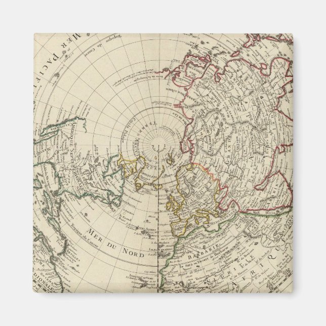 Aimant Hémisphère Nord (Devant)