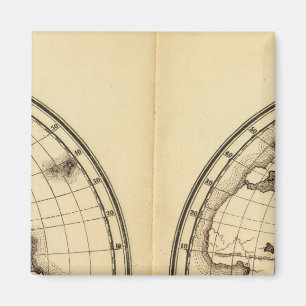 Aimant Hémisphère W, hémisphère E 2